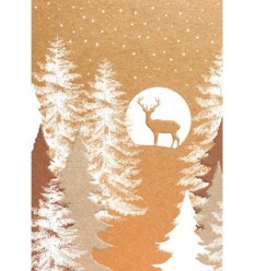 Card Golden Deer