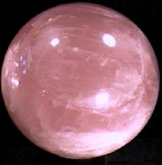 Gemstone Sphere- Rose Quartz 40 mm